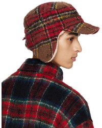 Undercover Brown Check Cap