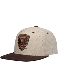Mitchell & Ness Brown Dc United Logo Adjustable Hat