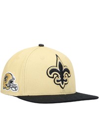 PRO STANDARD Goldblack New Orleans Saints 2tone Snapback Hat At Nordstrom