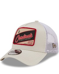 New Era Khakiwhite Arizona Cardinals Happy Camper A Frame Trucker 9forty Snapback Hat At Nordstrom