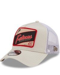 New Era Khakiwhite Atlanta Falcons Happy Camper A Frame Trucker 9forty Snapback Hat At Nordstrom