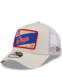 New Era Khakiwhite New York Giants Happy Camper A Frame Trucker 9forty Snapback Hat At Nordstrom