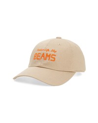 Beams Plus Logo Baseball Cap In Light Beige At Nordstrom