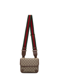 Gucci Beige Gg Neo Vintage Foldover Bag