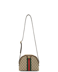 Gucci Brown And Beige Gg Ophidia Bag