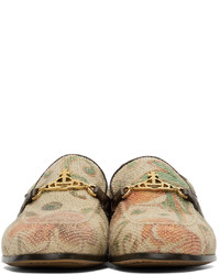 Vivienne Westwood Beige Jute Orb Loafers