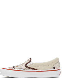 Vans Off White Javier Calleja Edition Vault Og Classic Slip On Sneakers