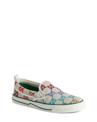 Gucci Tennis 1977 Slip On Sneaker In Ivory Multi At Nordstrom