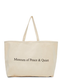 Museum of Peace and Quiet Beige Mopq Tote