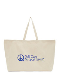 Museum of Peace and Quiet Beige Twill Scsg Tote