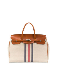 Eleventy Large Striped Front Holdall