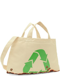 Doublet Off White Burning Embroidery Tote