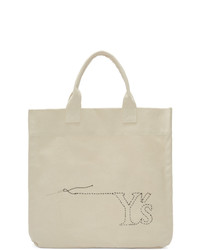 Ys Off White Sewing Needle Tote