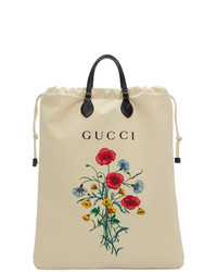 Gucci White Chateau Marmont Laundry Tote