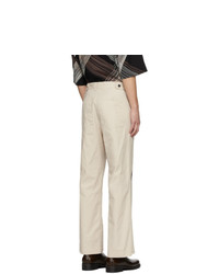LHomme Rouge Beige Gender Trousers