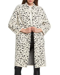 Bardot Leopard Print Coat