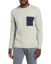 AG Delta Slim Fit Wool Blend Sweater