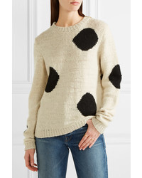 The Elder Statesman Intarsia Cashmere Sweater