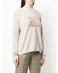 Max Mara Knitted Logo Sweater