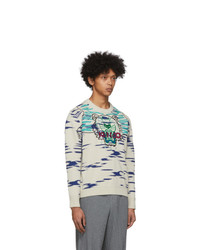 Kenzo Off White Claw Tiger Sweater