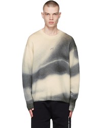 A-Cold-Wall* Off White Grey Gradient Sweater