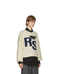 Raf Simons Off White Oversized Rs Sweater