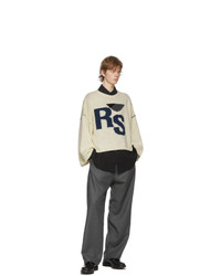 Raf Simons Off White Oversized Rs Sweater