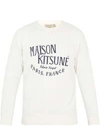 MAISON KITSUNÉ Palais Royal Print Cotton Sweatshirt