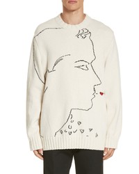 Calvin Klein 205W39nyc Print Wool Sweater