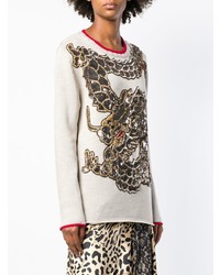 P.A.R.O.S.H. Sequin Dragon Sweater