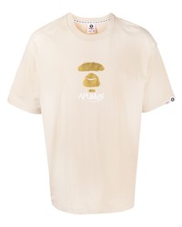 AAPE BY A BATHING APE Aape By A Bathing Ape Logo Print Short Sleeved T Shirt