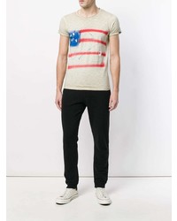 Converse Abstract American Flag Print T Shirt