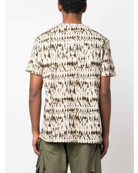 MARANT Abstract Print Organic Cotton T Shirt