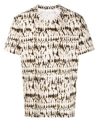 MARANT Abstract Print Organic Cotton T Shirt
