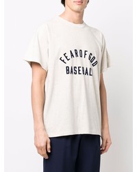 Fear Of God Baseball Print T Shirt