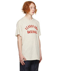 Fear Of God Beige Baseball Shirt