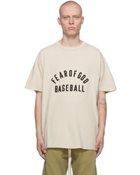 Fear Of God Beige Baseball T Shirt