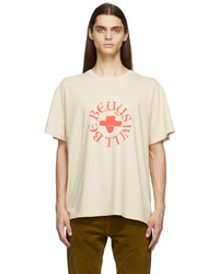 Vyner Articles Beige Beuys Print T Shirt