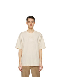 Acne Studios Beige Embroidered T Shirt