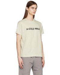 A-Cold-Wall* Beige Essential Logo T Shirt
