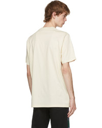 Marni Beige Red Printed Graphic T Shirt