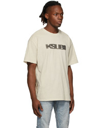 Ksubi Beige Sign Of The Times Biggie T Shirt