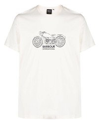 Barbour Bintl Gear Print Cotton T Shirt