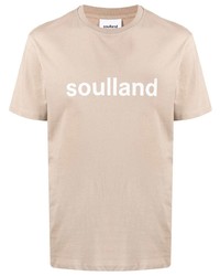 Soulland Chuck Logo Print T Shirt