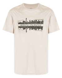 Armani Exchange Cityscape Logo T Shirt