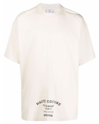 Vetements Couture Logo Print T Shirt