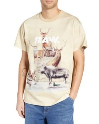 G-Star RAW Cyrer Animal Loose T Shirt