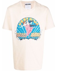 Moschino Dancer Logo Print T Shirt