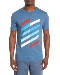 RVCA Diagonal Graphic Crewneck T Shirt