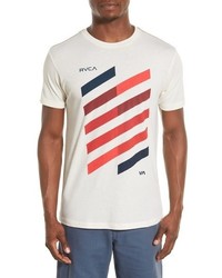 RVCA Diagonal Graphic Crewneck T Shirt